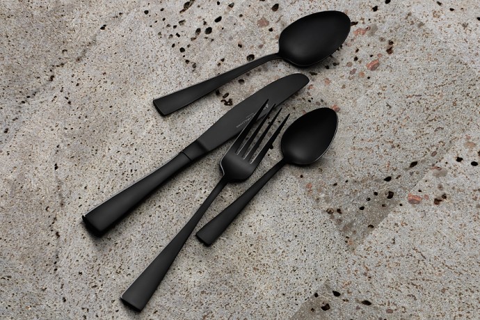 Набор столовых приборов Arden, чёрный, 4 персоны, 16 предметов, Maxwell & Williams