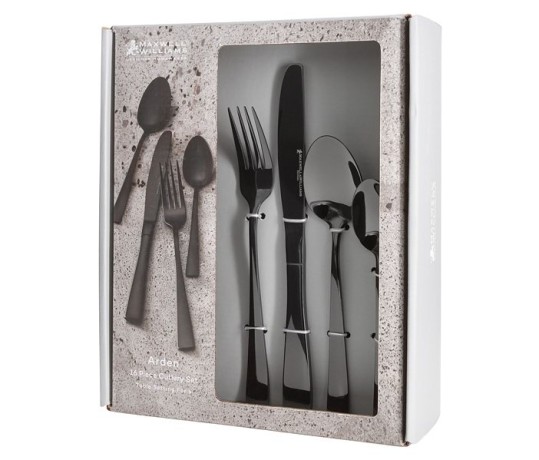 Набор столовых приборов Arden, чёрный, 4 персоны, 16 предметов, Maxwell & Williams