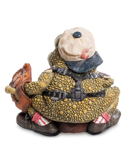 FG-6165-LB Фигура бол. Лягушка "Бейсболист" (Sealmark)