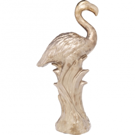 Статуэтка Flamingo, коллекция "Фламинго" 27*57*18, Керамогранит, Золотой