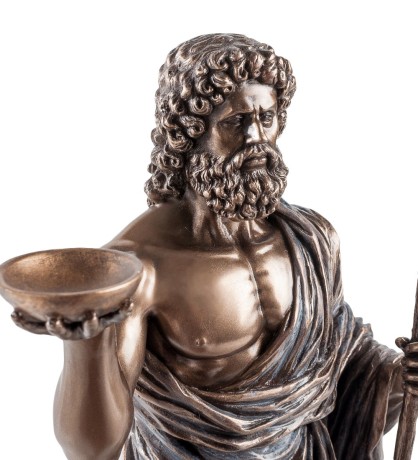 WS-558 Статуэтка "Асклепий - бог медицины и врачевания"