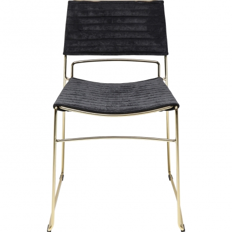 Стул Hugo, коллекция "Хьюго" 48*76*45, Сталь, Полиэстер, Черный