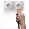 Брелок+держатель для ключа Unplug, оранжевый, Qualy