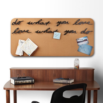 Надпись декоративная Do what you love настенная, черная, Umbra