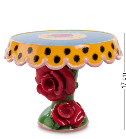 CMS-01/ 2 Тортовница средняя "Цветы" (Pavone)