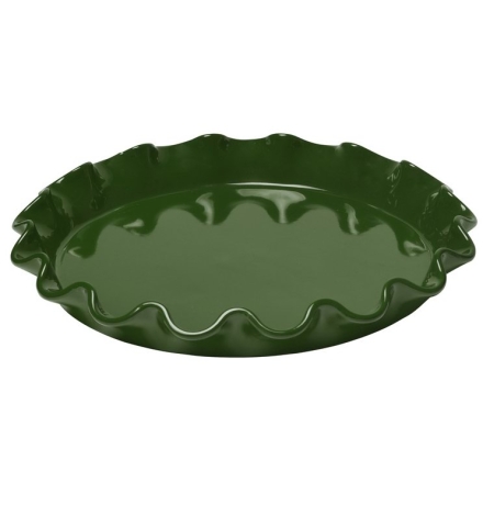 Форма для фруктового пирога, 32,5 см. цвет: лавровый лист Emile Henry