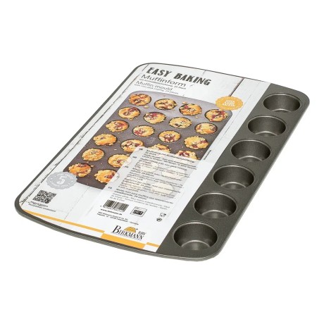 Форма-противень для 24 маффинов, 39x24.5x4.5 см. Birkmann