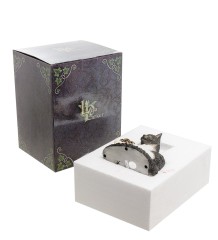 WS-842 Статуэтка "Кот с песочными часами" (Лиза Паркер)