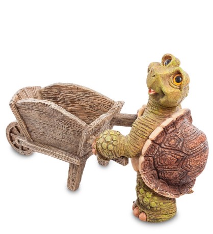 GG-4737-ME Фигура-кашпо "Садовник Черепашкин" (Sealmark)