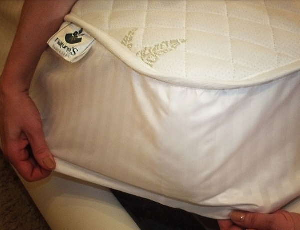 Наматрасник чехол "Стебель бамбука" 90х200, из бактерицидной бамбуковой ткани, Natures