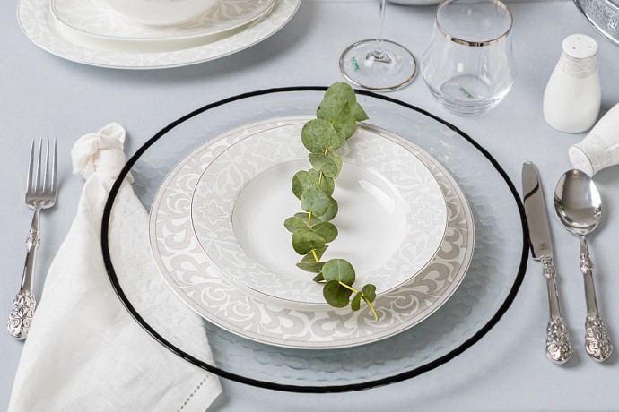 Обеденный сервиз Айседора, 6 персон, 27 предметов, Emily