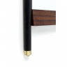 Зеркало Ravello, коллекция "Равелло" 55*180*3, Палисандр, Сталь, МДФ, Зеркальное стекло, Коричневый