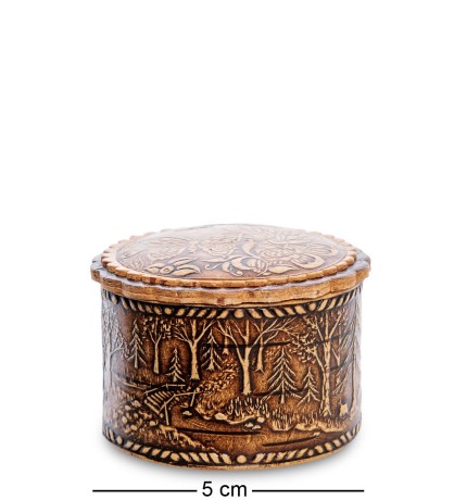 BST-119 Шкатулка "Бабочки" мал. (береста)