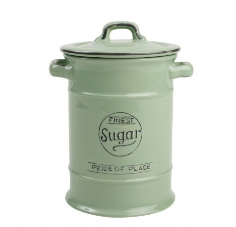 Ёмкость для хранения сахара, 11,5x11,5x18 см. Pride of Place Old Green T&G