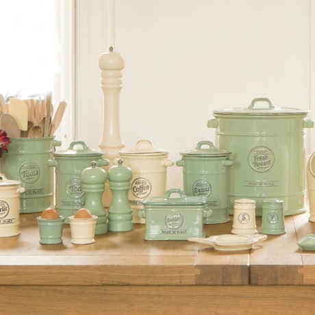 Ёмкость для хранения сахара, 11,5x11,5x18 см. Pride of Place Old Green T&G
