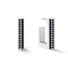 Пусеты Black-Silver 0133/21-1317 Coeur de Lion