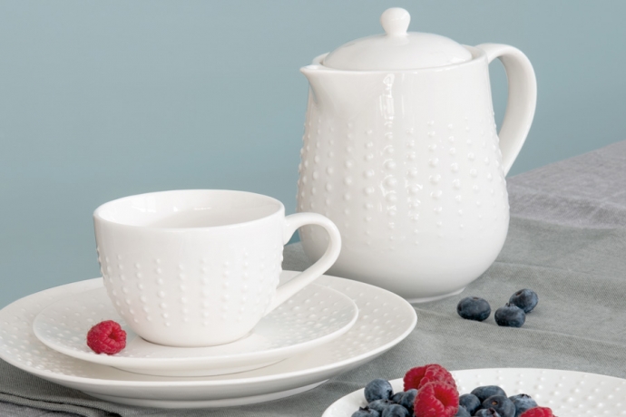 Чайник Drops, белый, 0,8 л. Easy Life