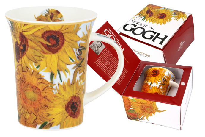 Кружка Подсолнухи (В. Ван Гог), 350 мл. Carmani