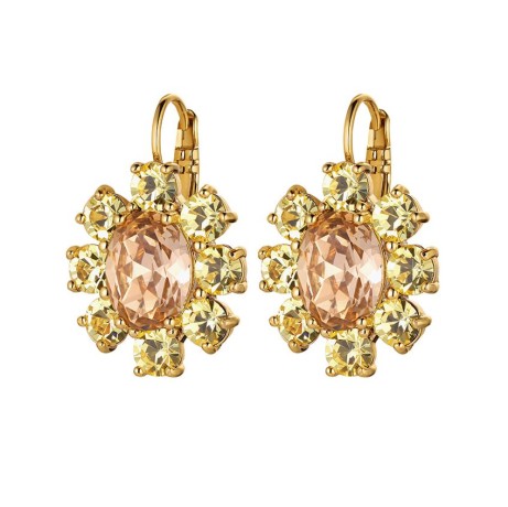 Серьги VALENTINA SG PEACH / GOLDEN Dyrberg Kern