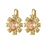 Серьги VALENTINA SG PEACH / GOLDEN Dyrberg Kern