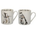Набор из 2-х кружек Алиса в Стране чудес V&A, 350 мл. Kitchen Craft