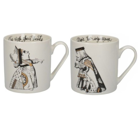 Набор из 2-х кружек Алиса в Стране чудес V&A, 350 мл. Kitchen Craft