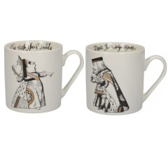 Набор из 2-х кружек Алиса в Стране чудес V&A, 350 мл. Kitchen Craft