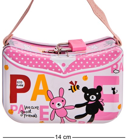 BX- 93/3 Металлическая копилка "Сумочка"