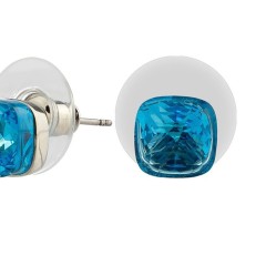 Пусеты *14A26EP002 XH37 BL/BW Fiore Luna