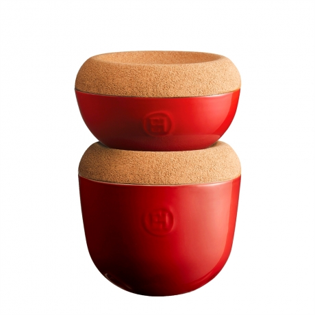 Емкость для хранения чеснока, цвет гранат Emile Henry