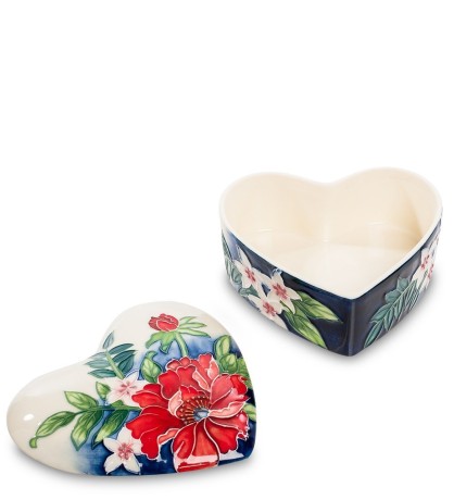 JP-852/11 Шкатулка "Цветущее сердце" (Pavone)