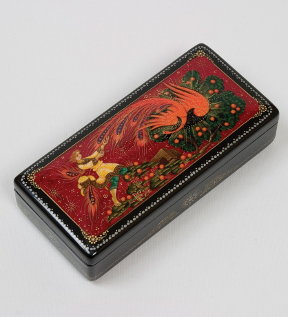 ШК-30/ 51 Шкатулка "Жар-птица" Мухин 15,5х7