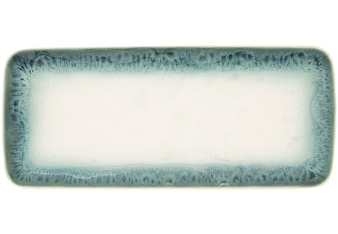 Блюдо прямоугольное Nuances, голубое, 36х16 см. Easy Life