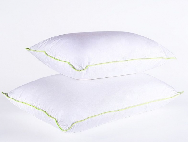 Подушка для детей, с бамбуком в хлопковом чехле "Бамбуковый медвежонок", 50х68 см. Natures