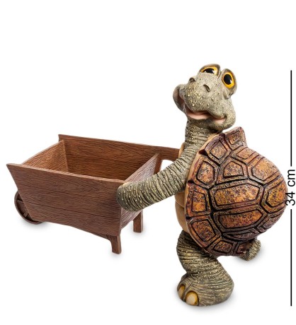 GG-4451-LC Фигура-кашпо "Садовник Черепашка" (Sealmark)
