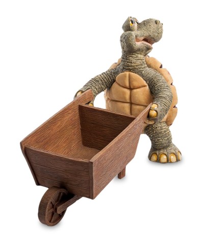 GG-4451-LC Фигура-кашпо "Садовник Черепашка" (Sealmark)