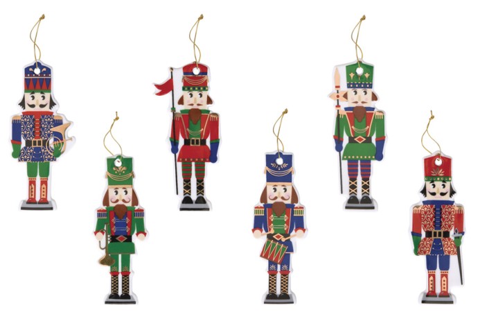 Набор ёлочных украшений Щелкунчик, 9х4 см. 6 шт. Easy Life