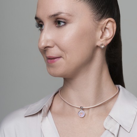 Пусеты Dusty Pink Delite