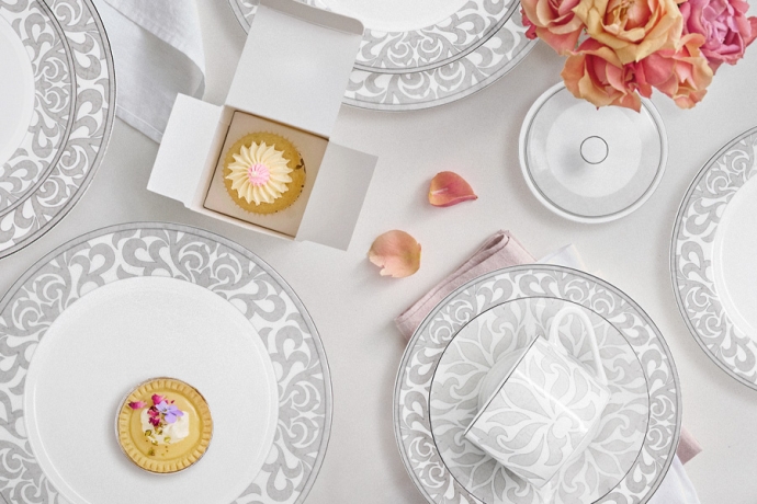 Чайный сервиз Айседора, 12 персон, 40 предметов, Emily