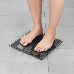 Цифровые весы для ванной комнаты на солнечных батареях, Черный Brabantia