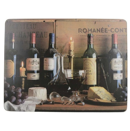 Набор 6 подставок "VINTAGE WINE", 22.8x30 см. CREATIVE TOPS