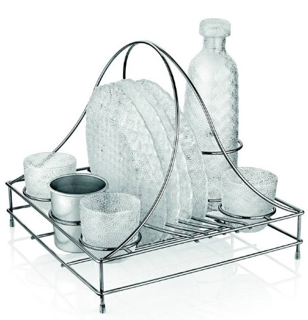 Набор посуды на подставке IVV Tricot