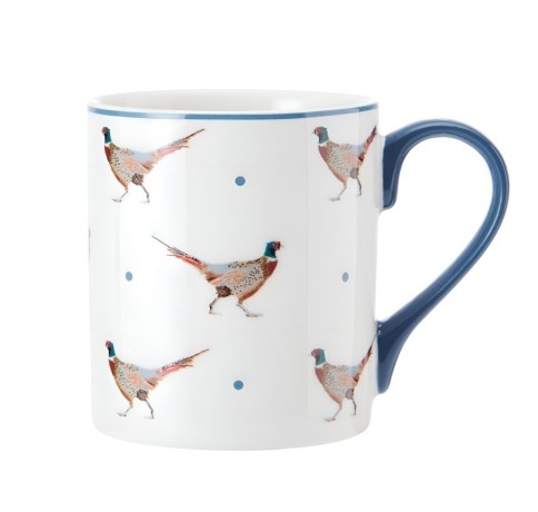 Кружка фарфоровая Pheasant Mikasa BLUE/WHITE 280 мл.  Kitchen Craft