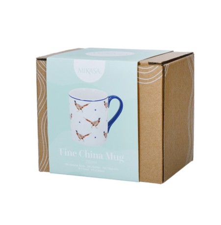 Кружка фарфоровая Pheasant Mikasa BLUE/WHITE 280 мл.  Kitchen Craft