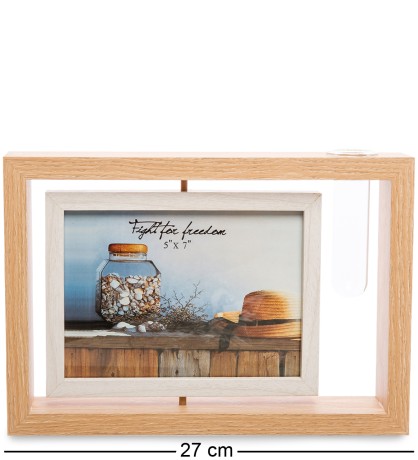 PH-24/ 1 Фоторамка-зеркало с вазочкой (13х18)