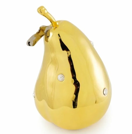 Сувенир груша, 14x21 см. EMOZIONI, керамика, swarovski