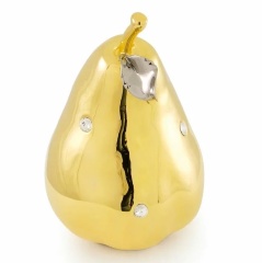 Сувенир груша, 14x21 см. EMOZIONI, керамика, swarovski