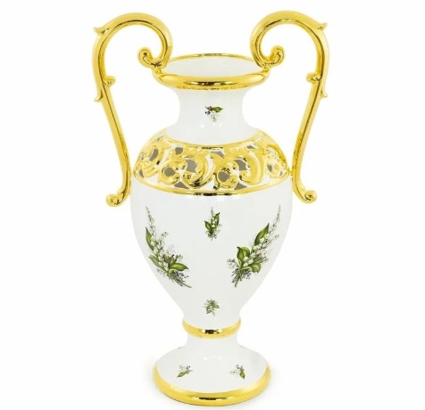 Ваза с ручками, 34х24х58 см. PRIMAVERA, керамика