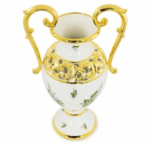 Ваза с ручками, 34х24х58 см. PRIMAVERA, керамика