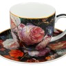 Чашка с блюдцем Натюрморт с маками, Х. Рейкерс, 0,25 л. Carmani